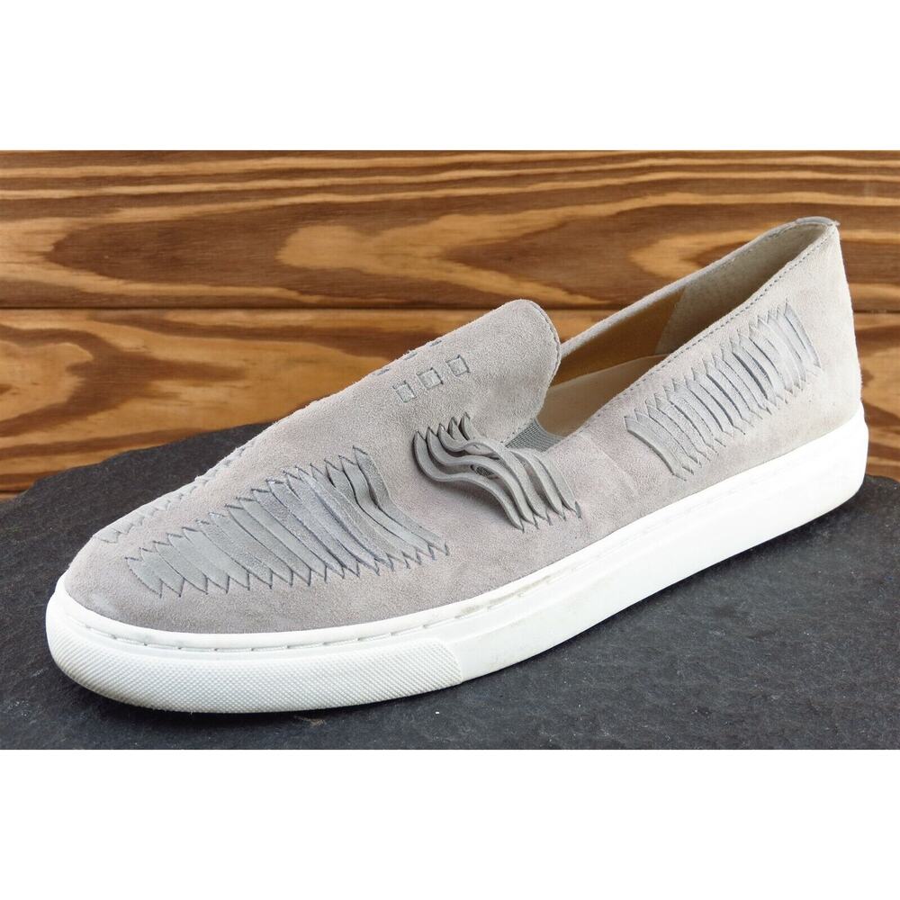 Vince Camuto Size 9 M‎ Gray Flat Shoes Leather Women Beyza